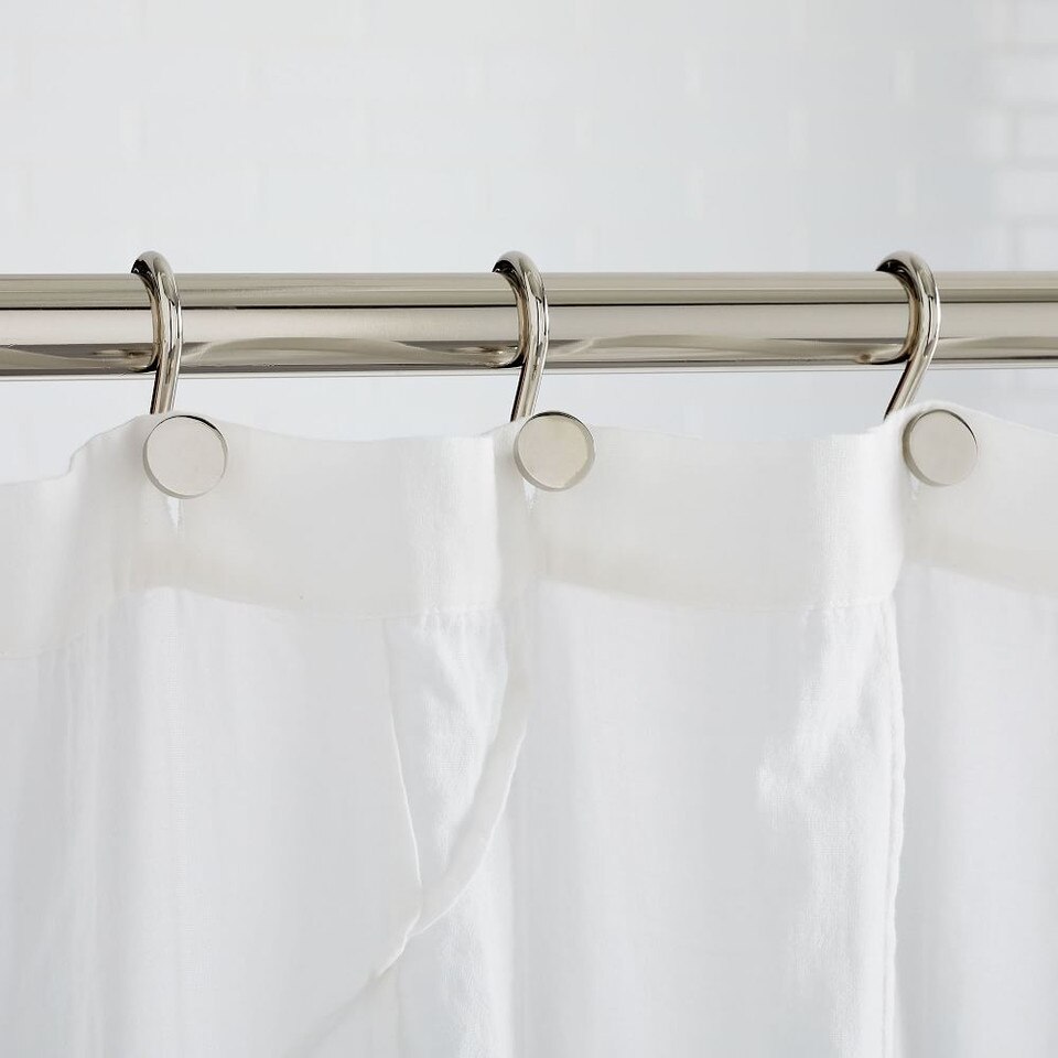 Modern Shower Curtain Rings (Set of 12) West Elm Australia